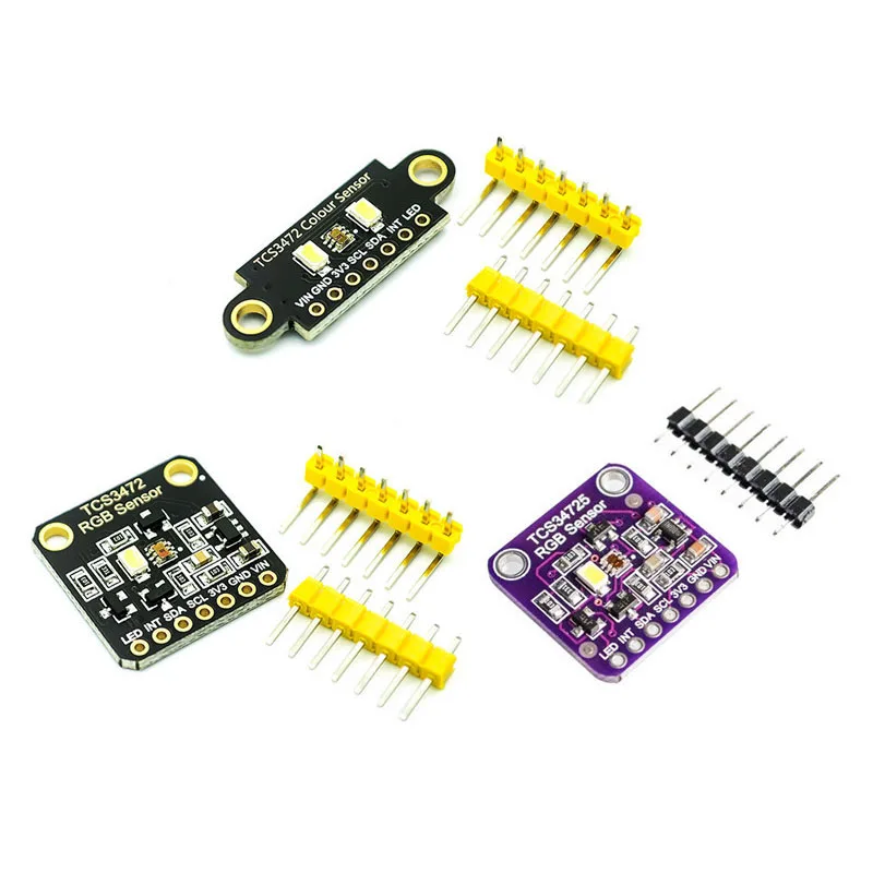 

1~100Pcs TCS34725 Color Recognition Sensor Module Bright Light Sensing RGB IIC Support Arduino STM32