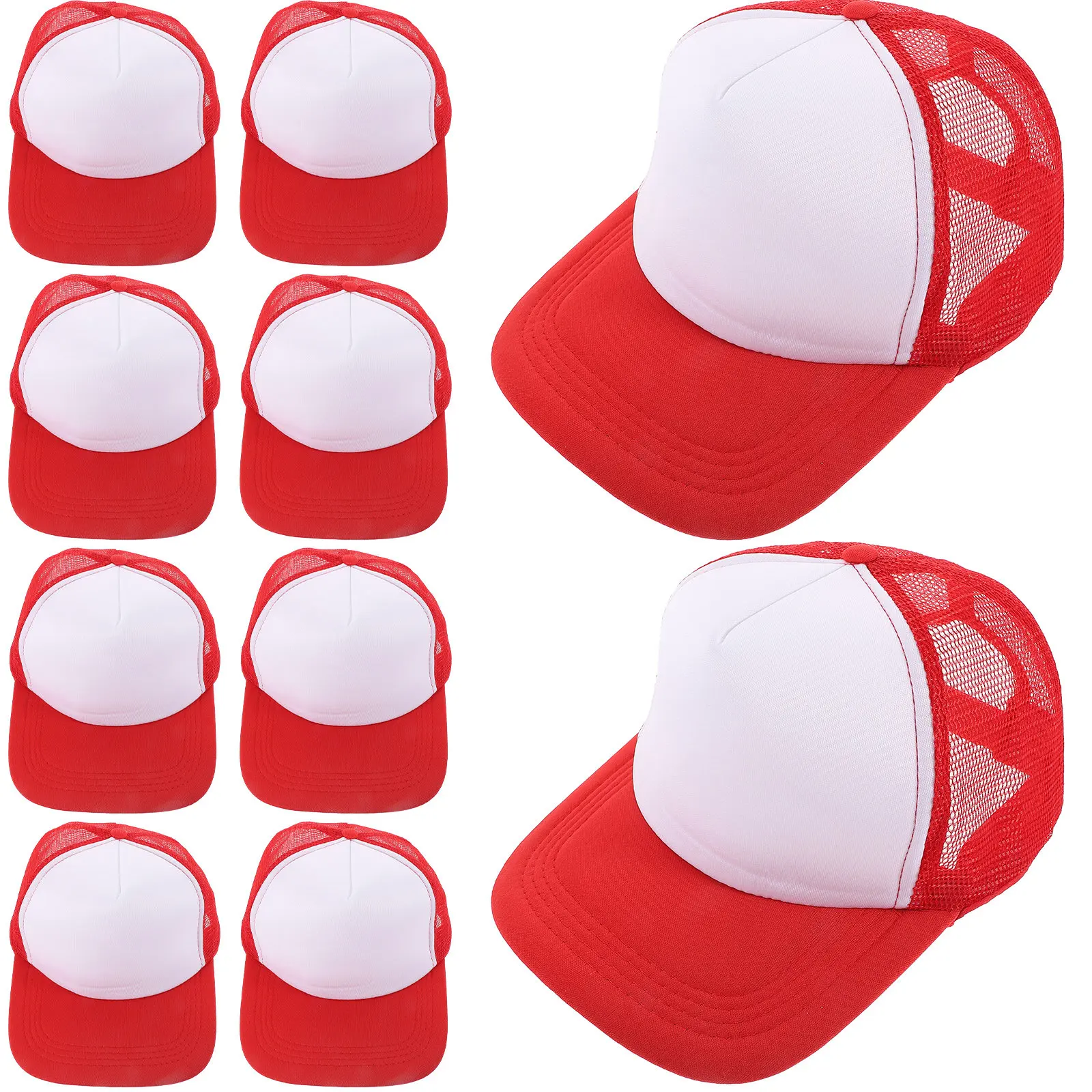 10pcs Blank Mesh Baseball Caps - Hat Sublimation Blank review and price