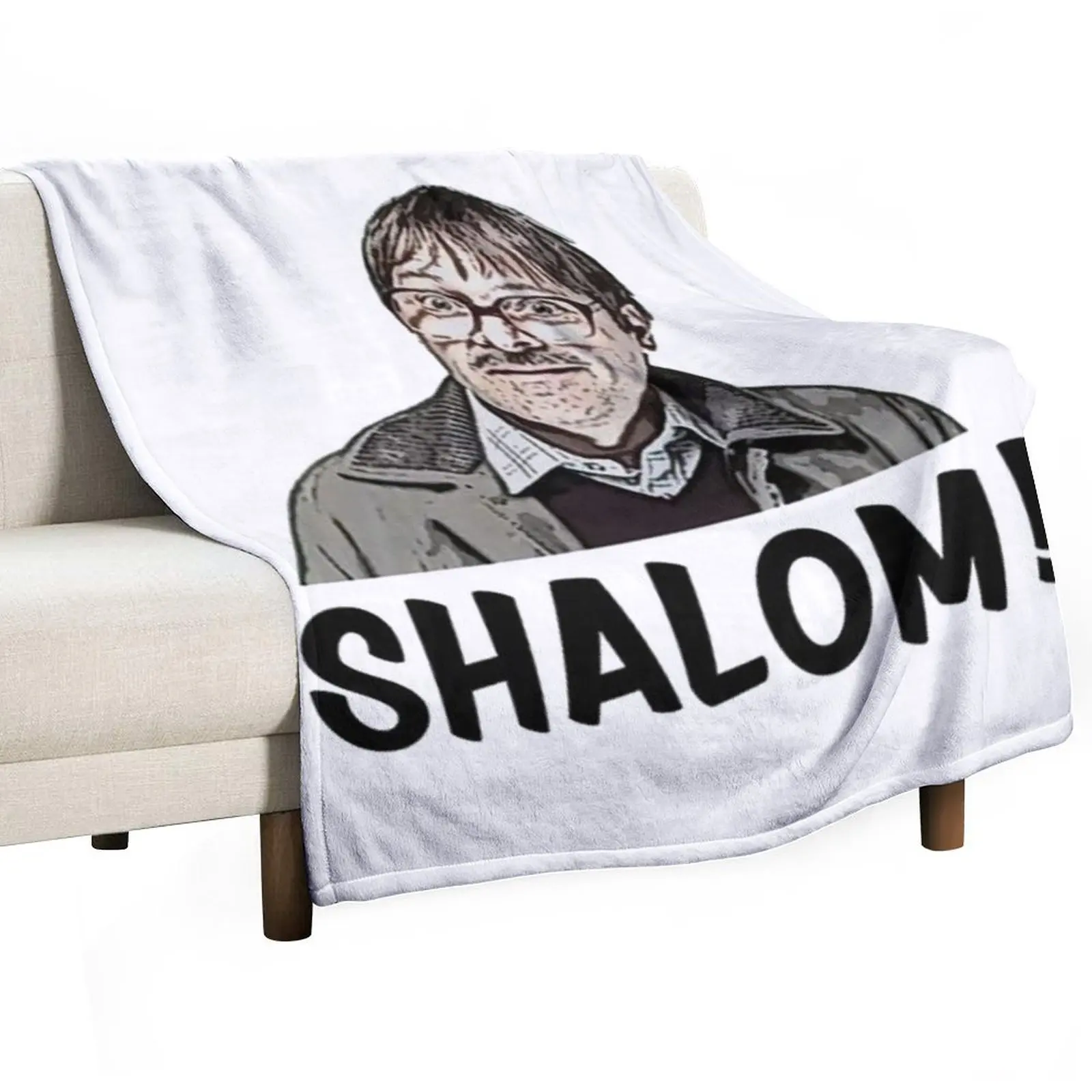 Shalom Jackie Parody Throw Blanket Kid'S Stuffeds Loose For Decorative Sofa Soft Beds Soft Plaid Blankets