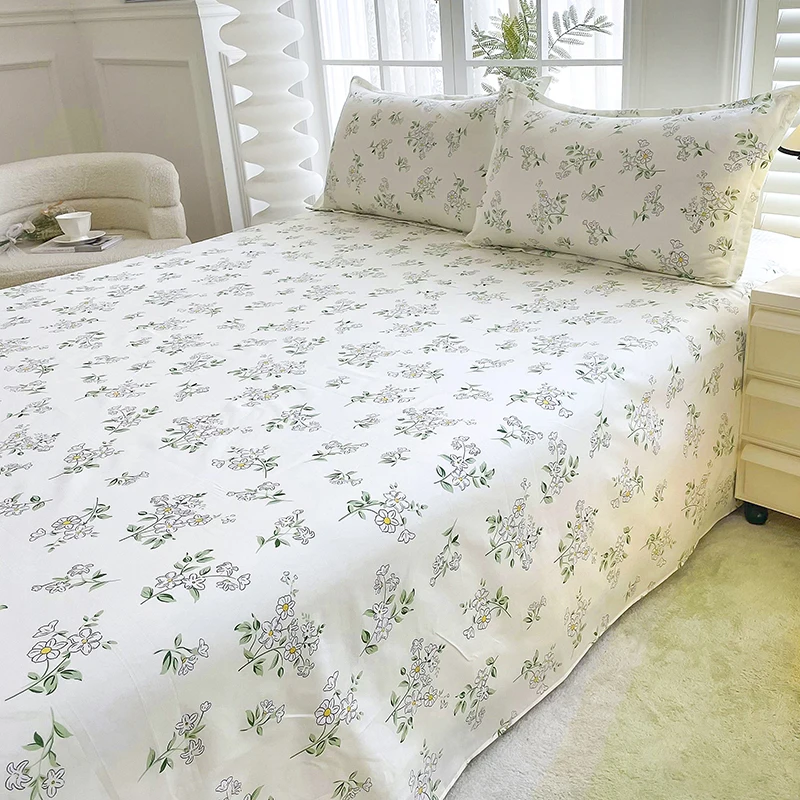 Floral Printed Flat Bed Sheet product image