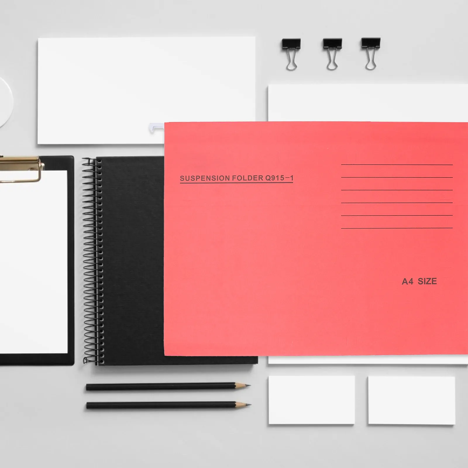 

20Pcs Suspension File Folder A4 Hanging Folder Bright Color Organizer for Financial Records Office Supplies Documents