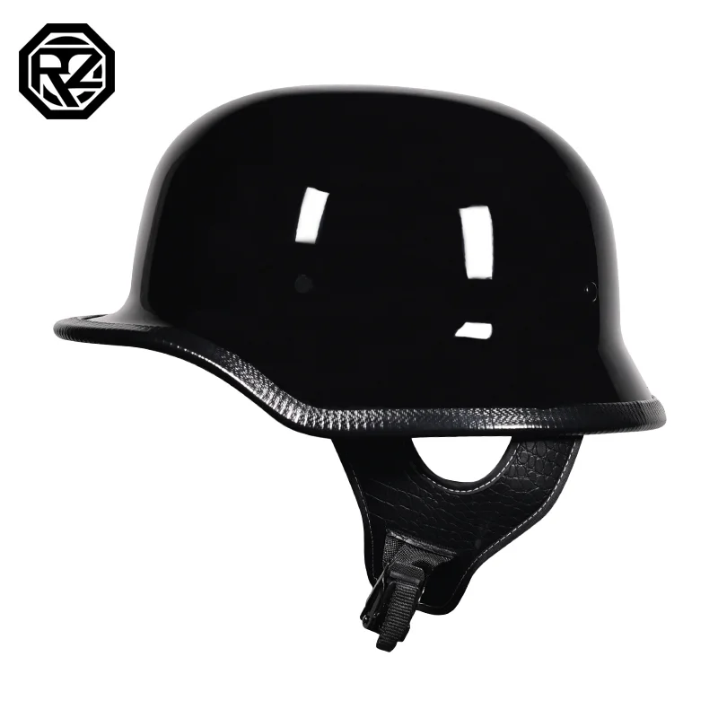 ORZ-309-Soldier Helmet Retro Half Helmet Motorcycle Męski i żeński motocykl Osobowość Niemiecki kask Ladle Pojazd elektryczny