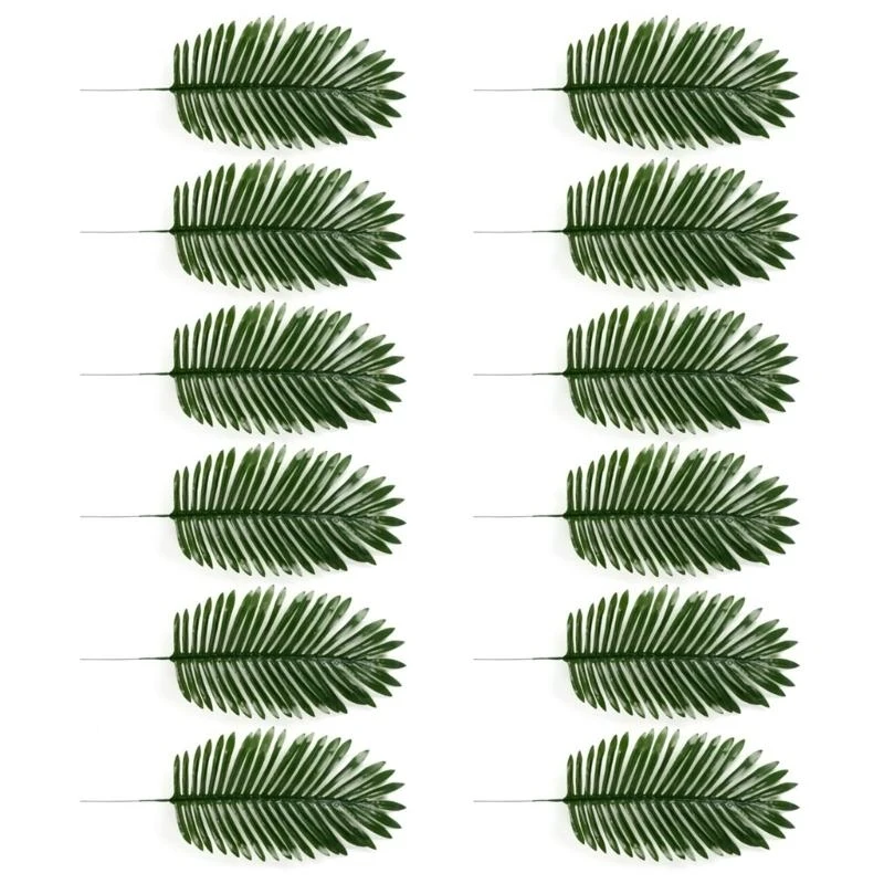 

12pcs Decorative Plant Artificial leaves Optional For Adding Nature To Any Space Or Occasion 15UB