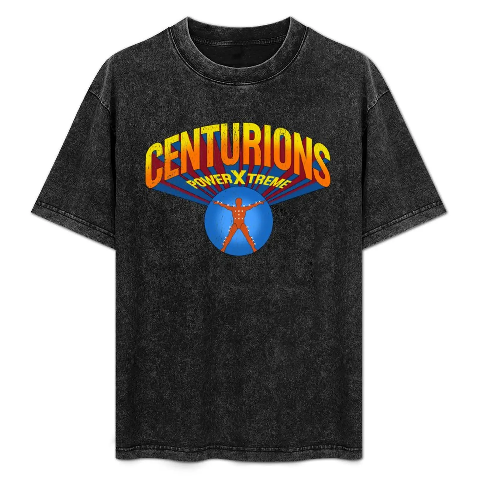 

Centurions  Power Xtreme 80s T-Shirt Work Wear Simple Tee Shirt