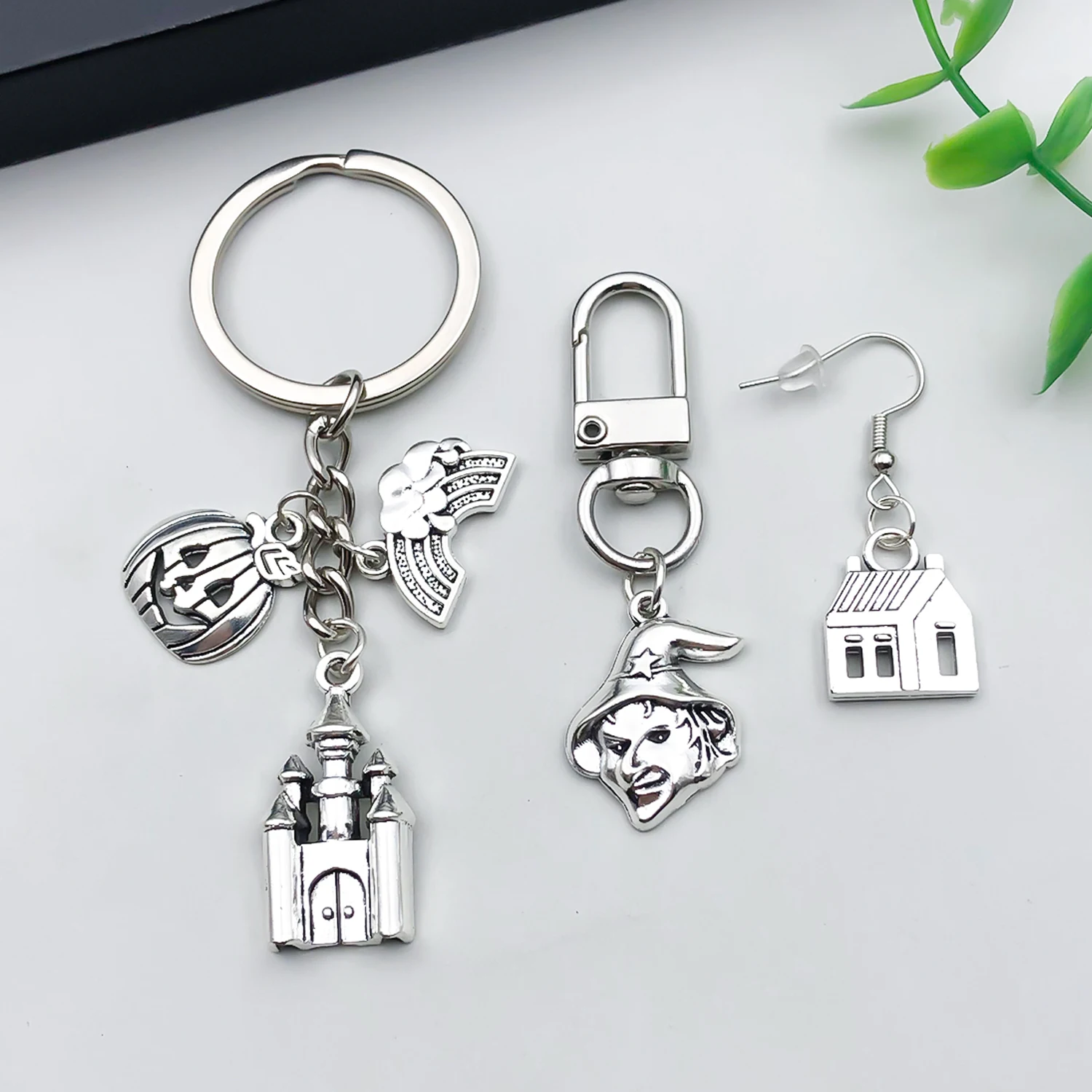 75-Piece Antique Silver Charm Set Inspired by the Wizard of Oz for Creating Unique Bohemian Jewelry And Accessories - view 5