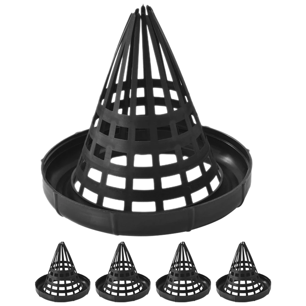 

6pcs Fishnet Fishing Cage Lid Large Plastic Foldable Portable Shrimp Catcher Reusable Lightweight Compact Outdoor Crab Crawfish