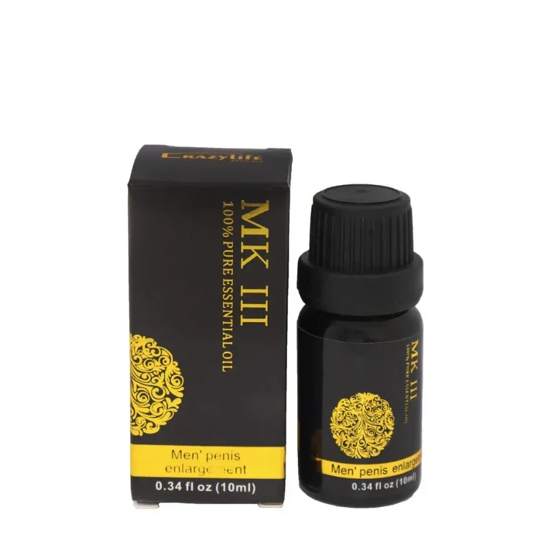 10 milliliters of enlarged essential oil increases thickening and permanently delays MK III growth