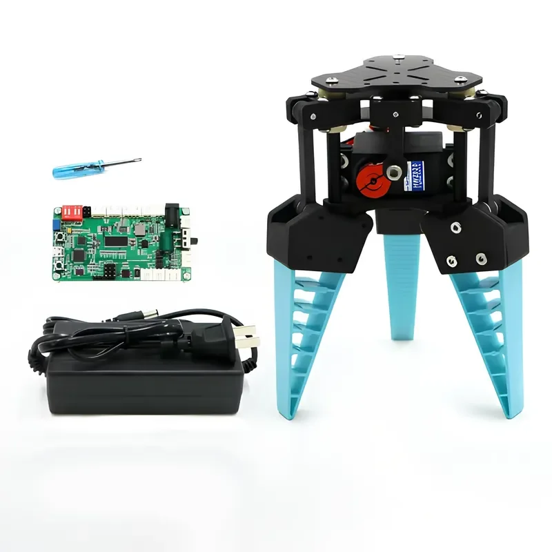 Robotic Hand Flexible Mechanical Claw Pneumatic Adaptive Gripper Aluminum Alloy Multi Finger Bionic Design for Industrial
