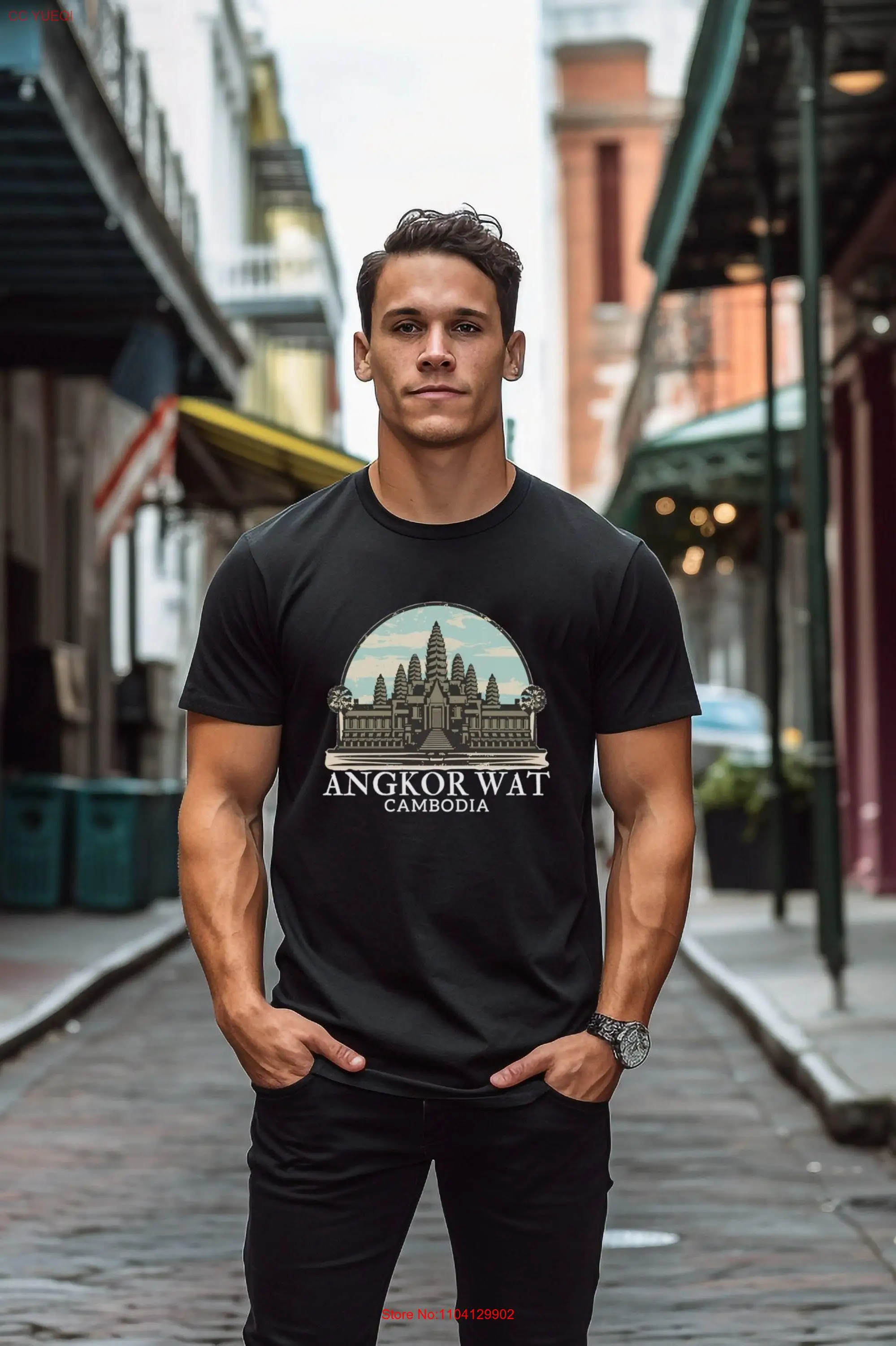 Angkor Wat Cambodia T shirt temple Cambodian Siem Reap Khmer tees Phnom Penh Asian Southeast asia Kep