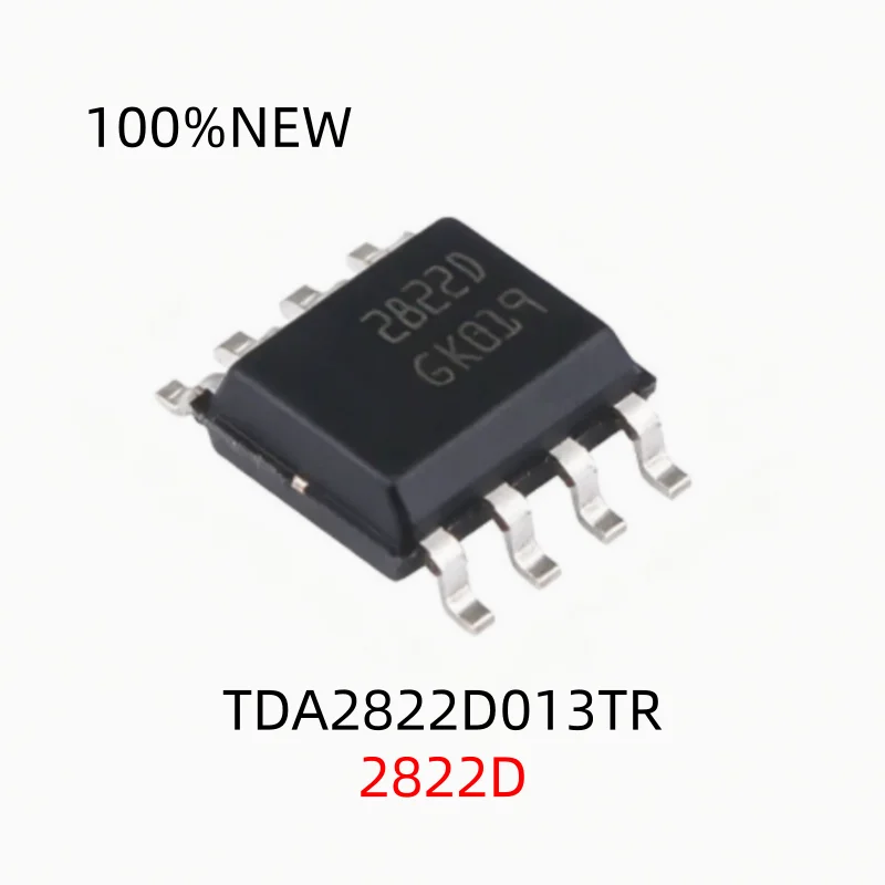 (5Pcs) 100% New Tda2822D013Tr Tda2822D 2822D Sop-8 Audio Power Amplifier Chip Ic