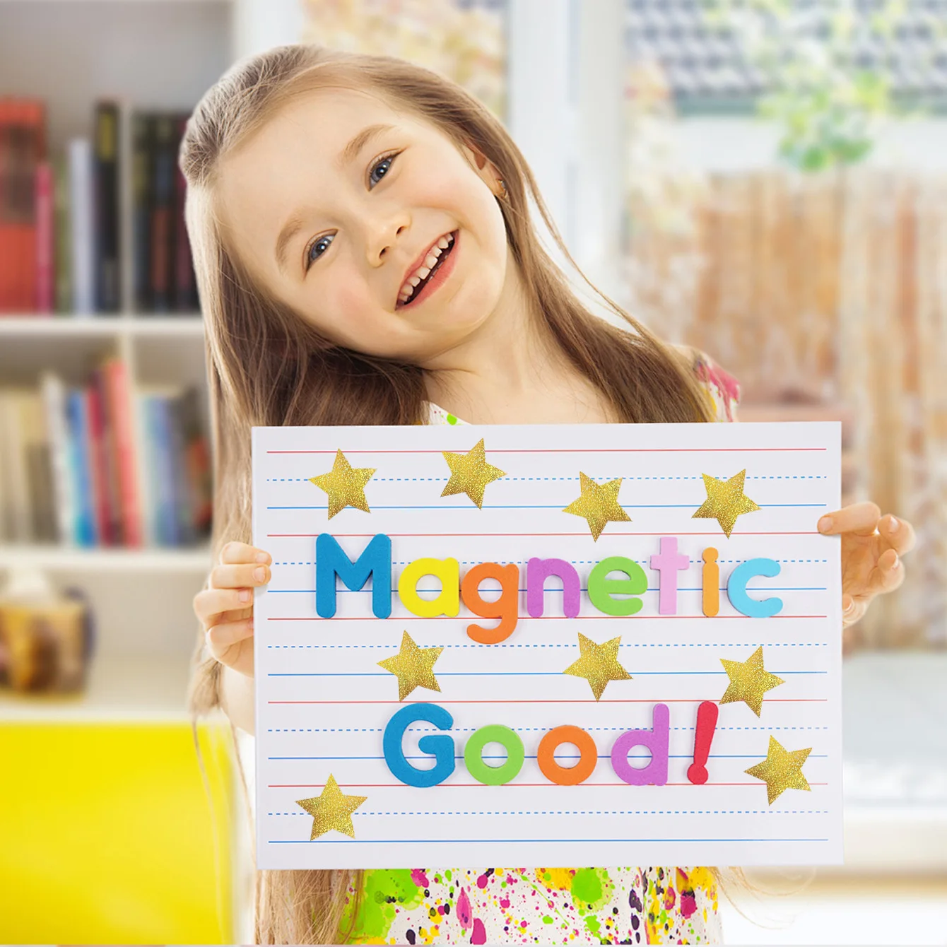 500 قطعة من ملصقات النجوم لمكافأة الأطفال، ملصقات نجوم ذهبية ثلاثية الأبعاد مقاس 1 بوصة لمخطط السلوك، مخطط الطلاب، فصول المدرسة #5