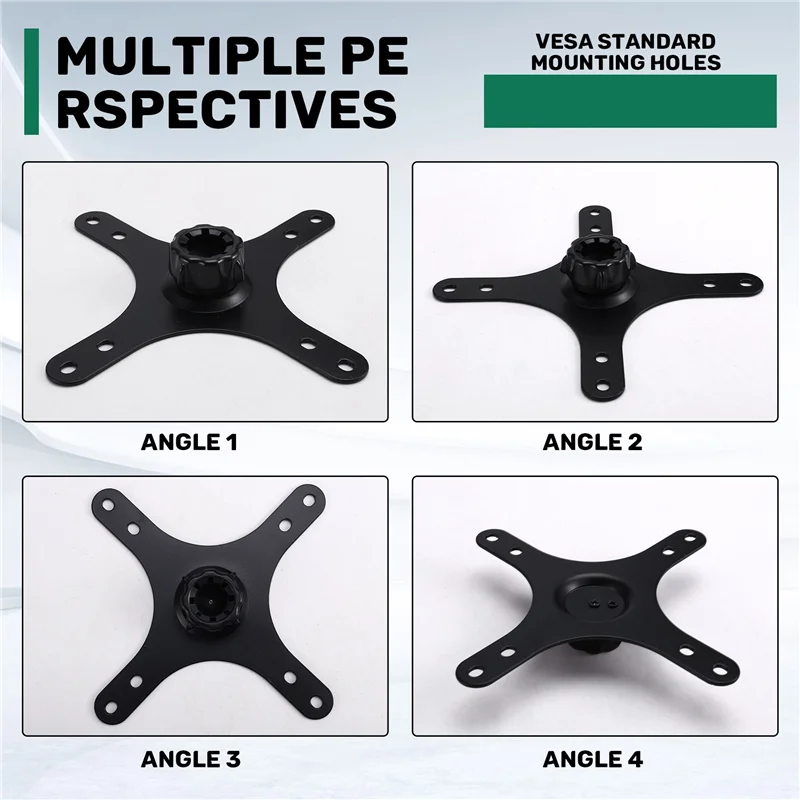 

ABMF-3X Портативный монтажный адаптер для монитора, кронштейн, шаровая головка 17 мм до 100X100 мм 75X75 мм, универсальное крепление на руку для настенного крепления