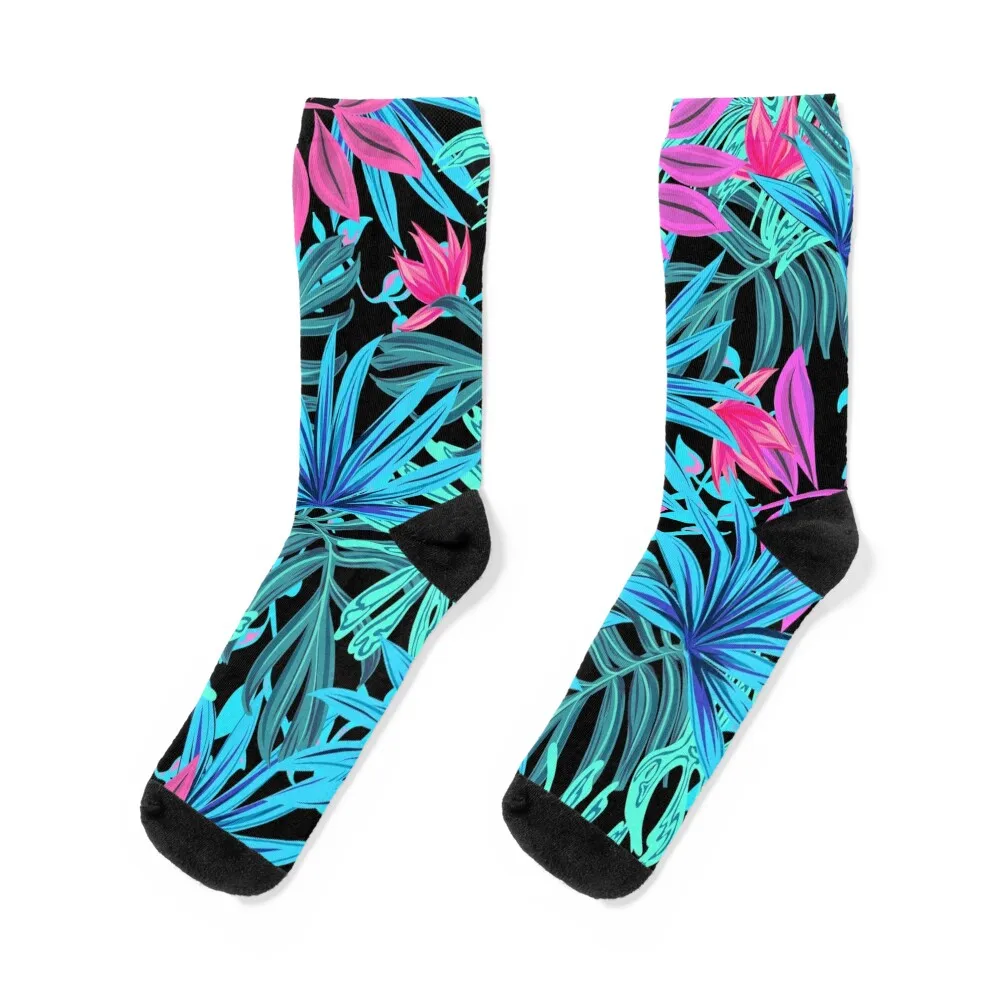 

Jungle Party Socks bright garter cute gift man Socks Woman Men's