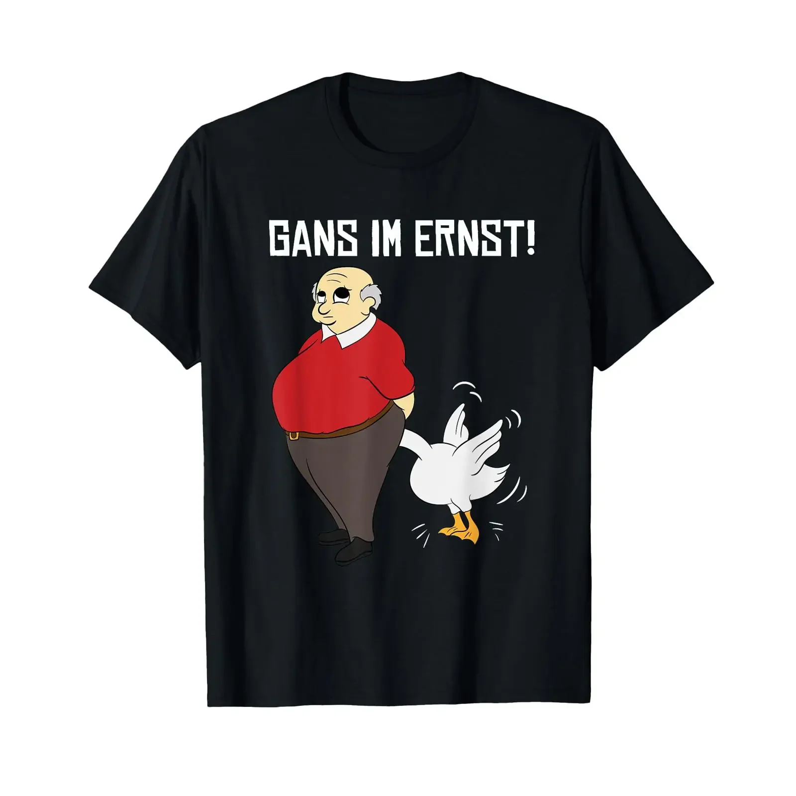 Seriously goose funny pun birthday gift T shirt vintage Washed graphic Comfortable Slightly homme Versatile Stretched