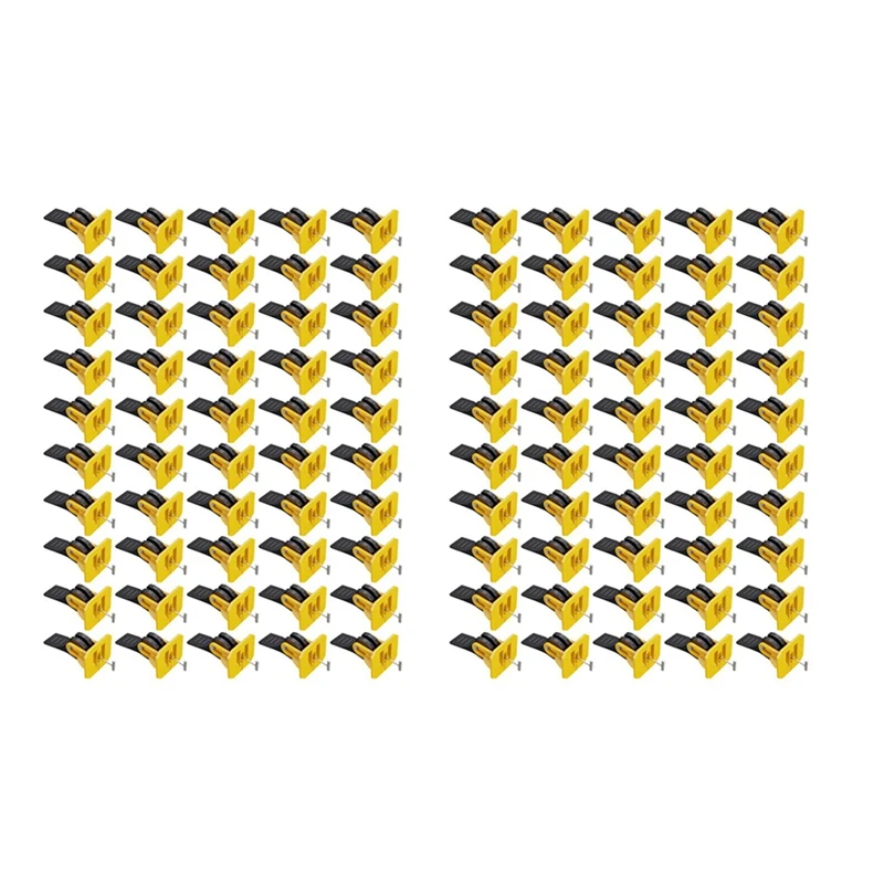 100 PCS Tile Leveling System Construction Tool Parts For Tile Laying And Leveling Manual Tile Leveling Tools Set