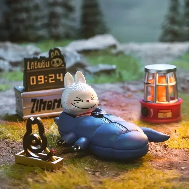 POP MART Labubu Elves Home Series Blind Box - Figur Aksi Misteri Kejutan Mainan Monster Lucu Tas Kejutan Caixa De Surpresa