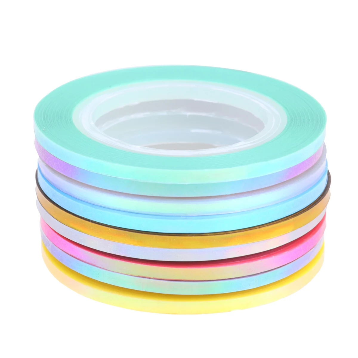 

27 Pcs Nail Stickers Gold Silver Stripe Line Decorations Durable Tape Hand Toes False Nails Easy Use