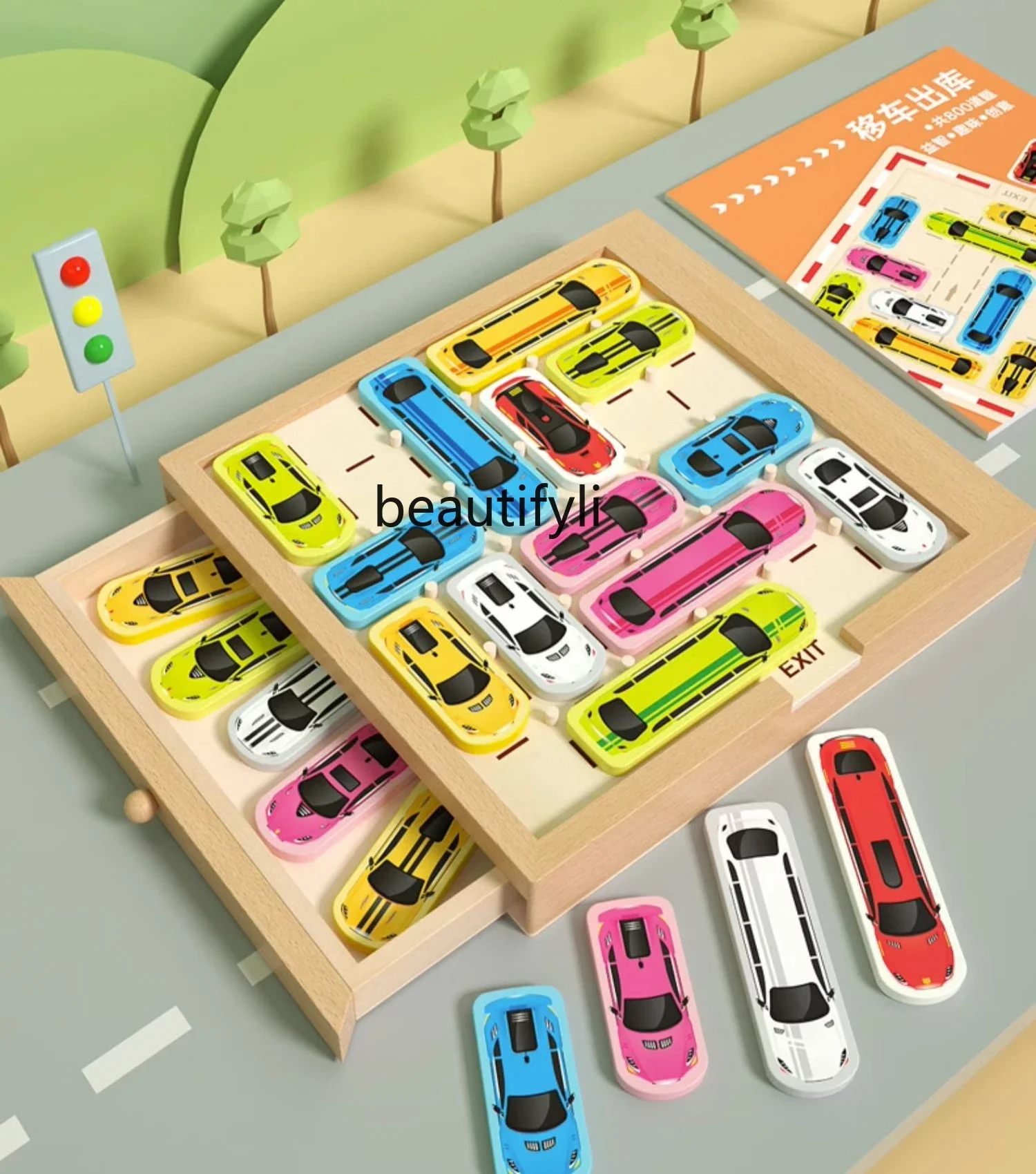 Puzzle voiture de police pour enfants, jouets pour garçons et filles