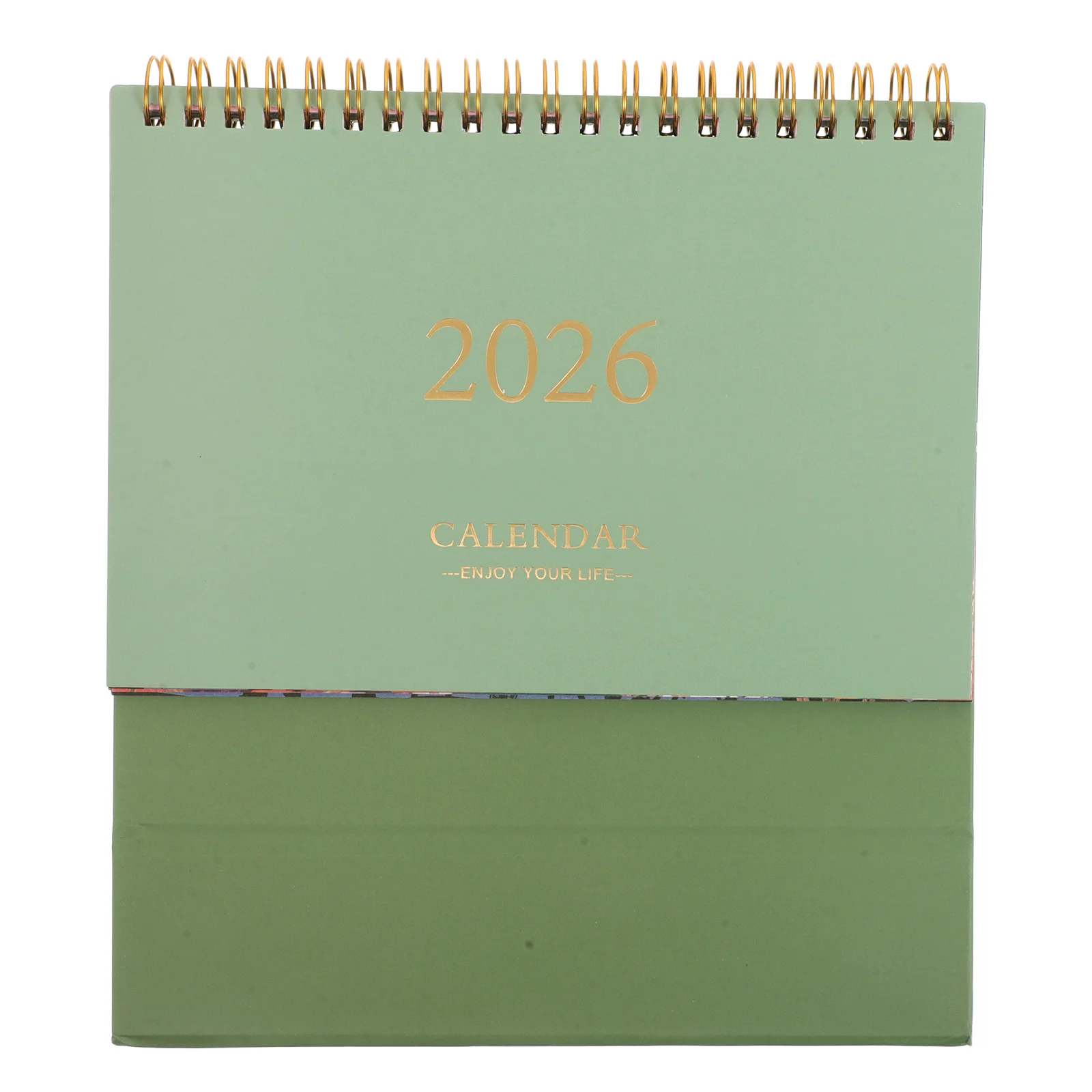 

2026-2027 Mini Desk Compact Small Office Home Decorative Flip Calendar 18 Months Planner Academic Schedule Memo Stand Up Desktop