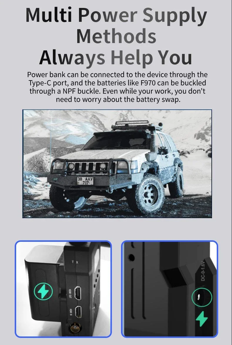 نظام نقل الفيديو FORRBETDIS JM400 PRO مع زمن وصول 0.06 ثانية متوافق مع SDI HDMI لصانع أفلام مصور الفيديو