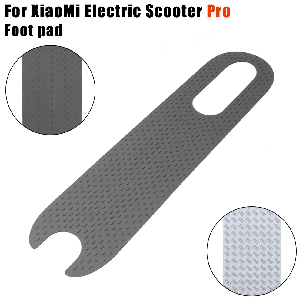 Silicone Foot Pad for Xiaomi M365 Pro Electric Scooter Anti-Skid Cover Pad Deck Rubber Gray Pedal Mat Sticker Adhesive Parts