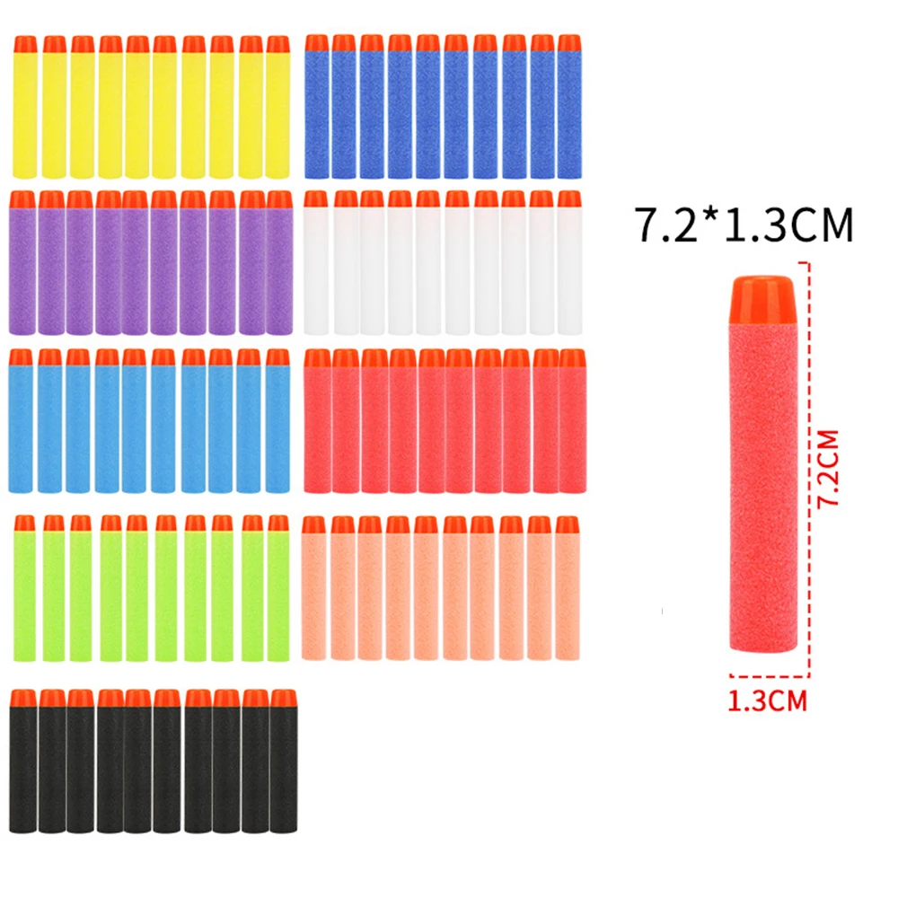 Balas de dardos compatibles con Nerf N Strike Blaster, munición de repuesto, paquete de balas de espuma Premium para pistolas Nerf n-strike Elite, 200 piezas