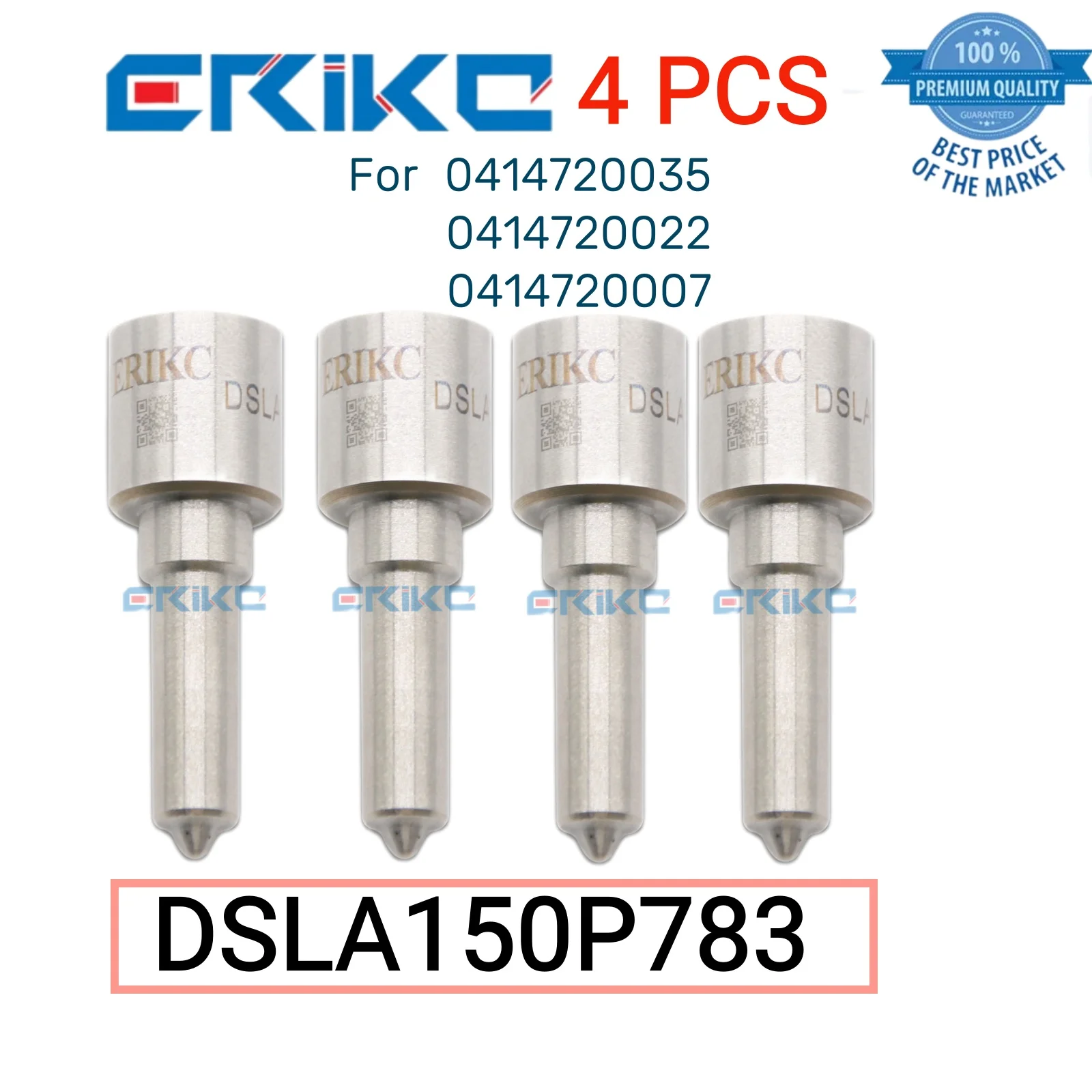 

4 PCS DSLA150P783 Fuel Injector Nozzle 0 433 175 189 DSLA 150 P 783 Nozzle DSLA 150P783 for 0414720035 0414720022 0414720007