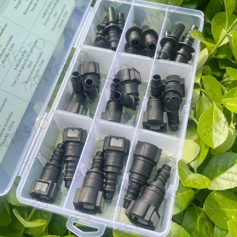 

Upgraded 7.89/9.49/9.89 ID8 Straight Elbow and Male Connectors Set Plastic Urea Pump Quick Connectors Set