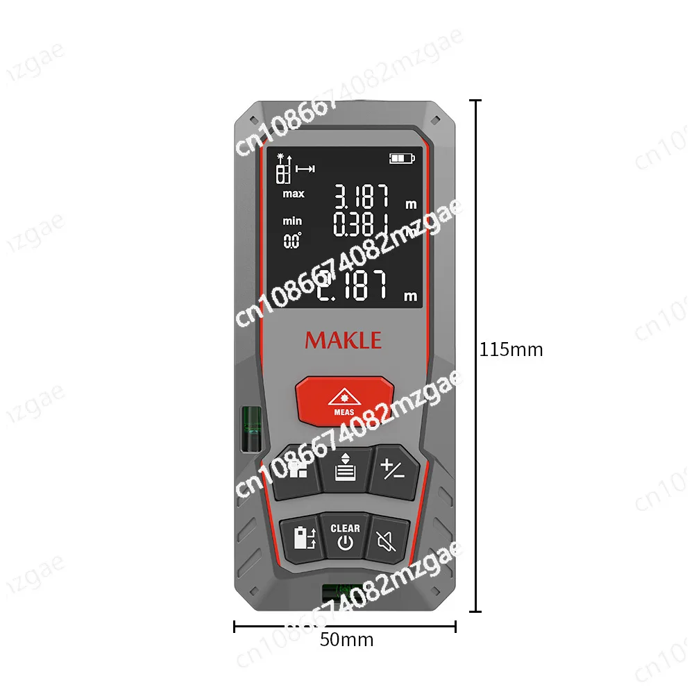 

JAVIER Laser Rangefinder High Precision Infrared Rangefinder House Measuring Instrument Handheld Infrared Electronic Ruler