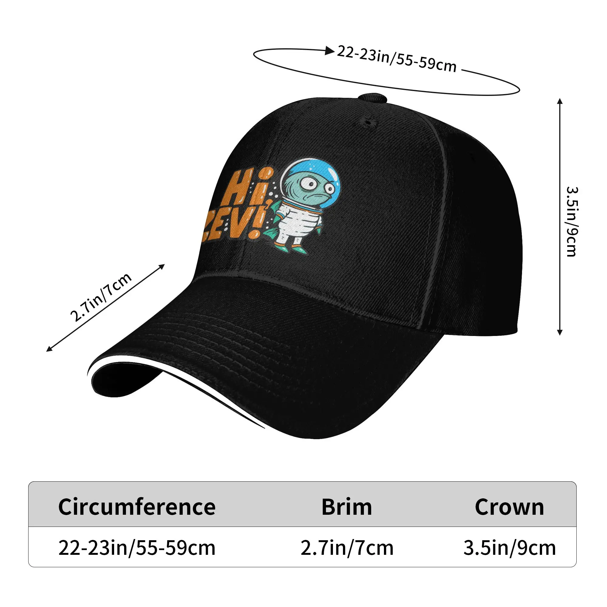 Spring Casual Baseball Cap Dungeon Crawler Carl Hiking Fishing Trucker Hat For Men Adult Sun Visor Hi Zev! Fashion Baseball Caps