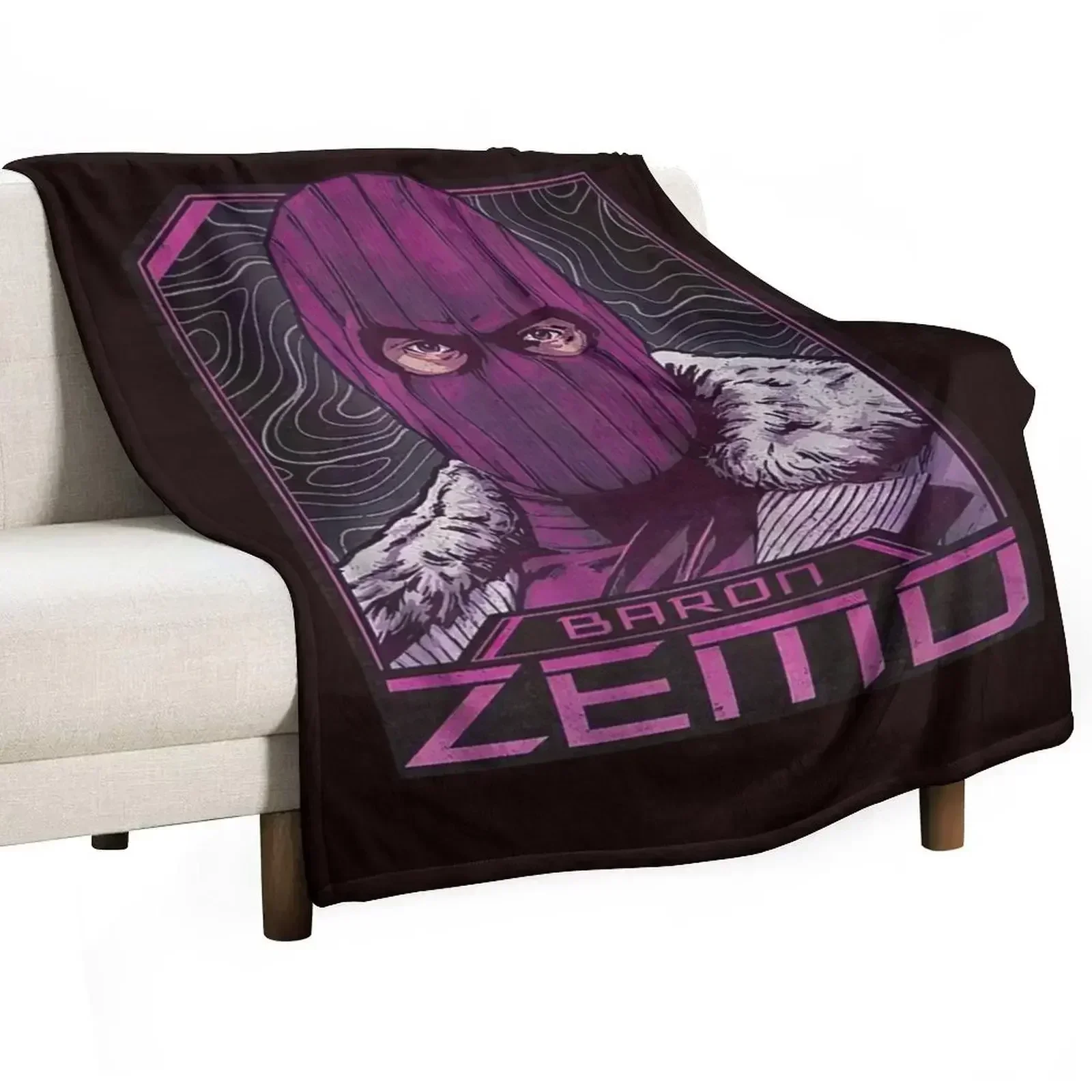 Baron Zemo . Throw Blanket For Sofa Thin manga Fashion Sofas Blankets