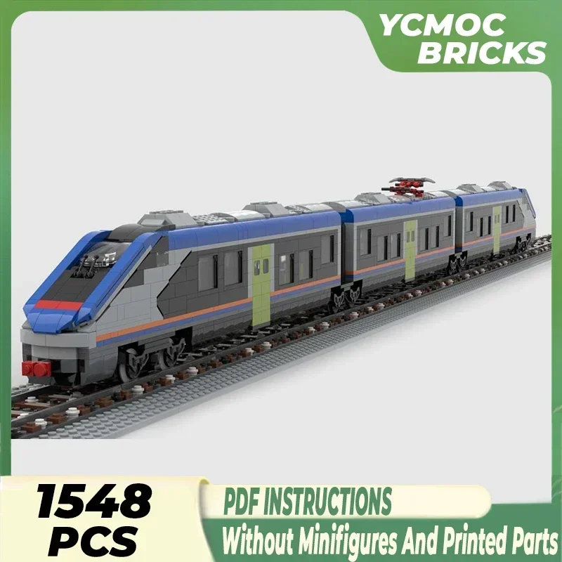 

Moc Building Bricks City Car Model Italian Regional Jazz Train Technology Modular Blocks Gifts Christmas Toys DIY Sets Assembly