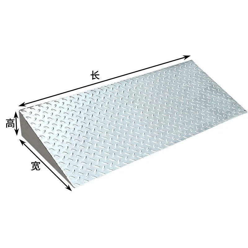 الفولاذ المقاوم للصدأ المنحدر خطوة عتبة الدرج كرسي متحرك سيارة مركبة كهربية وسادة تنقية وسادة مثلثة لوحة مضادة للانزلاق #4