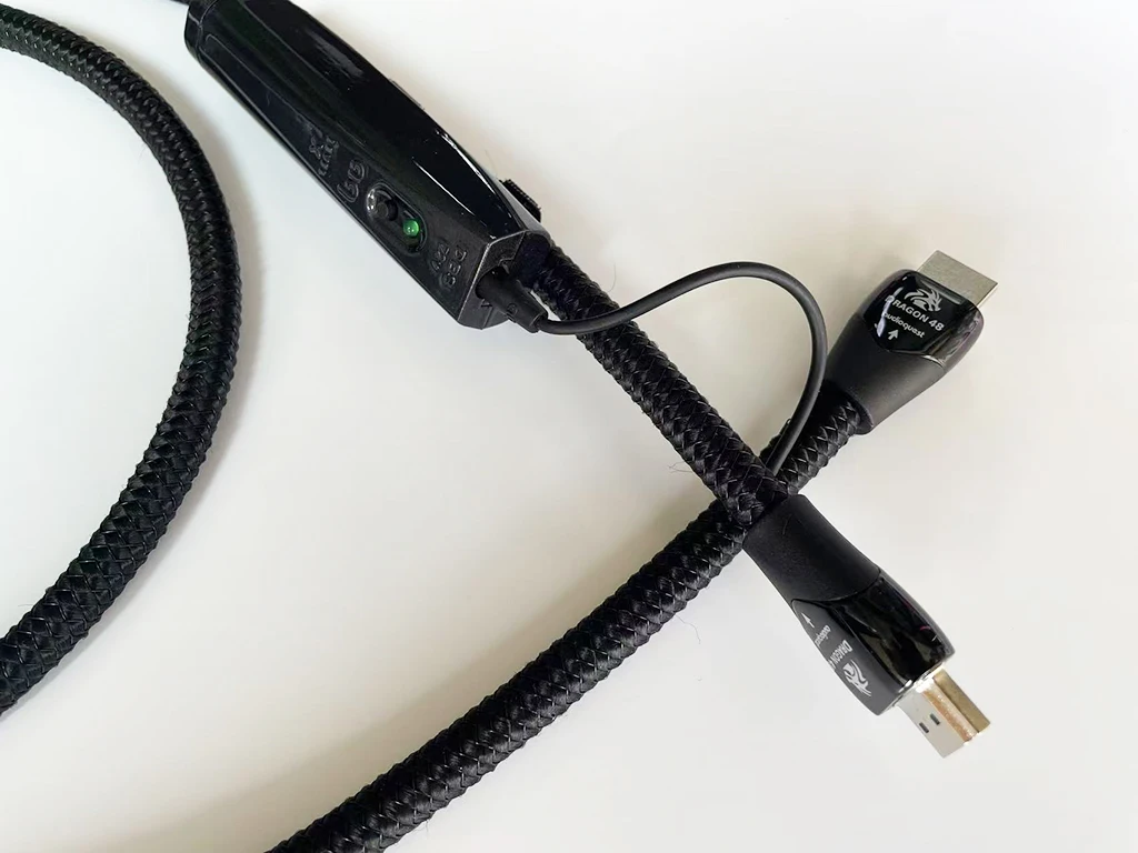 كابل دراجون 48 HDMI صلب PSS فضي EARC Ultra HD AV TV 40 جيجابت في الثانية #4