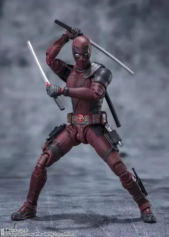 SHFiguarts Deadpool 2 X-Men PVC Anime Figure Model Collectible Toy Doll 16cm