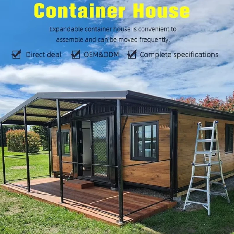 

20ft/40ft Luxury Show Flats, Prefabricated Modular Homes, Expandable Container Homes Suitable for Outdoor Offices and Homes.