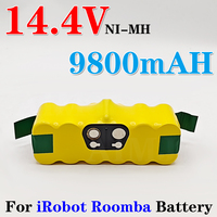 14.4V 9800mAh For iRobot Roomba Battery 500 600 700 800 900 595 620 650 780 890 Battery For Roomba Vacuum Cleaner Battery