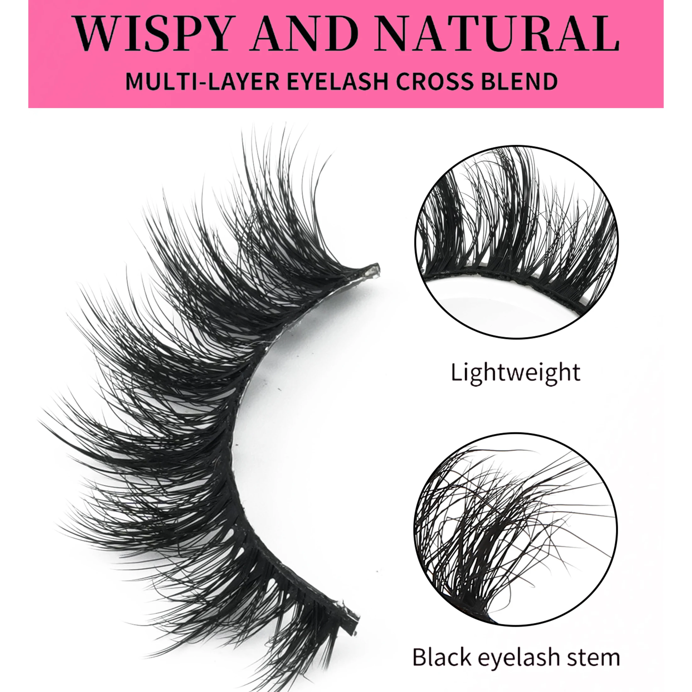 14 Çift Sahte Vizon Kirpik D K - Faux Mink Lash incelemesi ve fiyatı