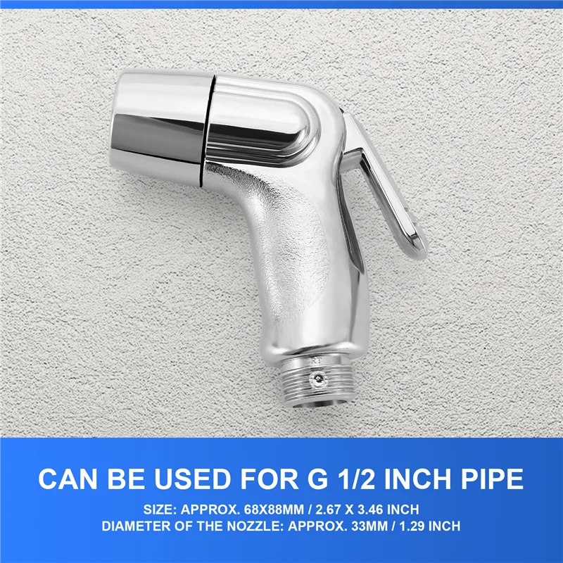 

AA20-Смеситель для душа ручной интимной гигиены из АБС-пластика для ванной комнаты, туалета-хром