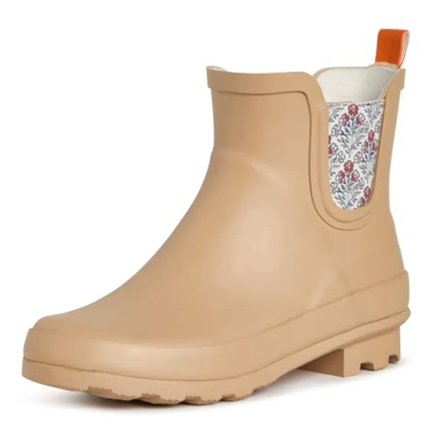 

Laura Ashley Women's Waterproof Mid Cut Rain Boots