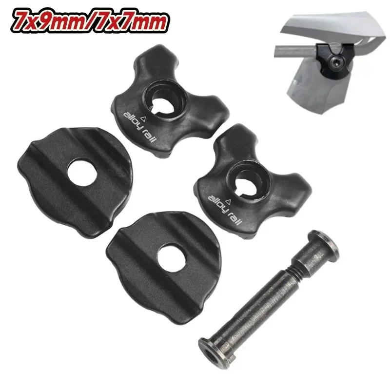 

Bike Seatpost Clamp For Carbon Saddle Rails 7x9mm 7x7mm Bicycle Oval Round Clip Mountain Road Cycling Accessories