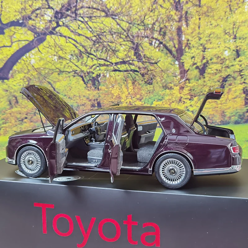 LCD 1:18 TOYOTA センチュリー 合金製 フルオープンカーモデルカー 液晶1:18トヨタセンチュリー合金フルオープンカーモデルカーモデル友達