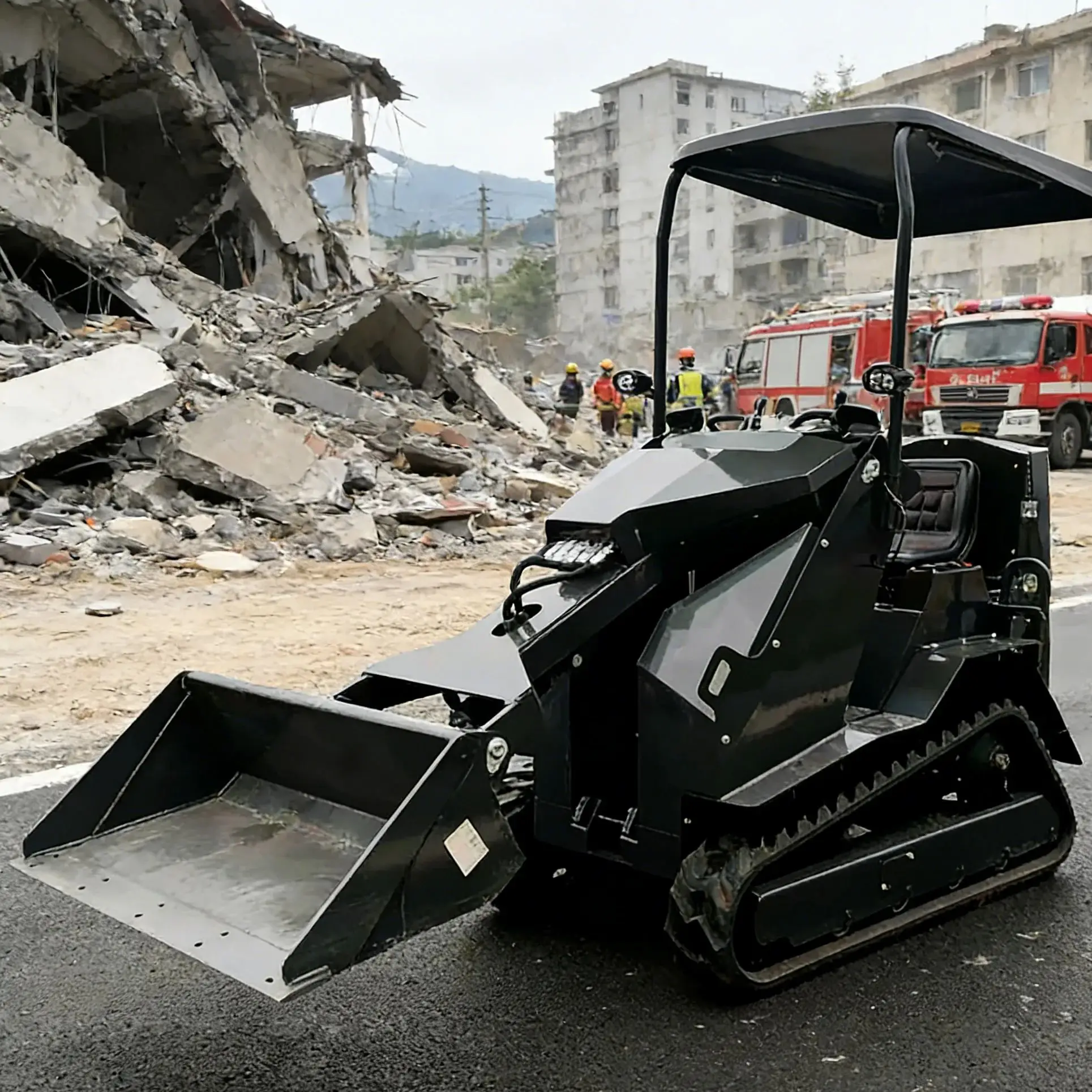 

Ciustomized Compact & Flexible Skid Steer Loader: Narrow-Space Construction, Ready to Work in a Turn