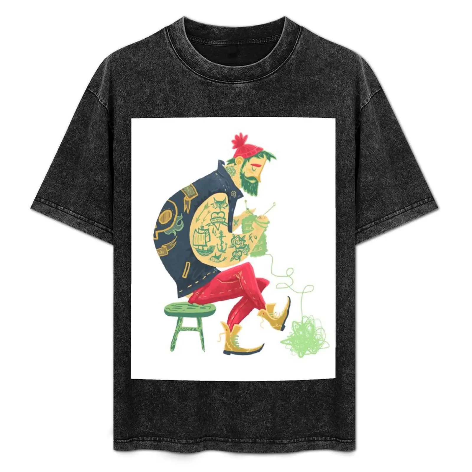

dude knits T-Shirt vintage clothes tees mens designer t shirt