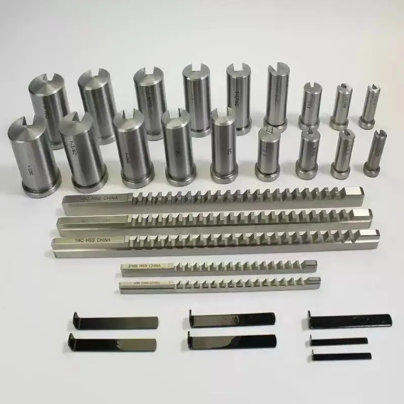 Imperial Metric Broach Set 16/18/21/22/30Pcs Keyway Spline