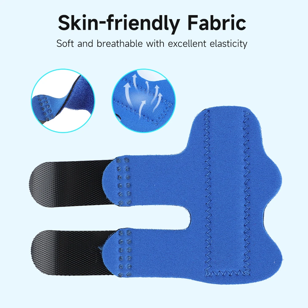 Finger Splint Aluminum Strip Skin-friendly Fabric Fixed Knuckle Sprain Correction Rehabilitation Device Helping Fixation Recover