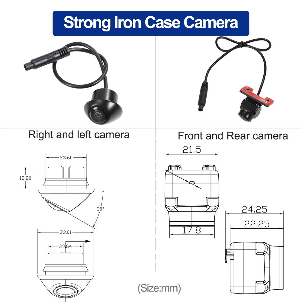 Carsanbo New Panoramic Driving Recorder Camera Front Rear Left Right  AI Digital HD Image 1080P Dash Cameras For Honda Cr-V - Image 6
