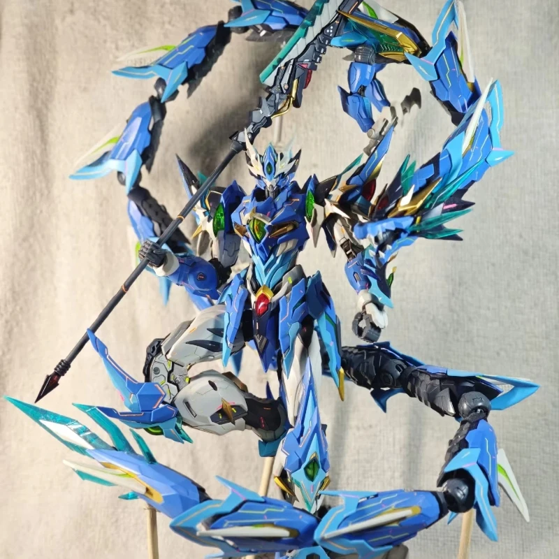 

Modong Guochuang Nuclear Assembly Aobing/Baiqi/Ganjiang/Q-Version Ganjiang With Dragon Alloy Skeleton Mobile Mech Model Toy Gift