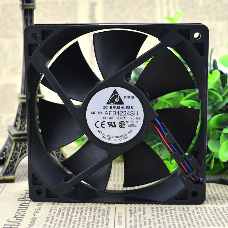 AFB1224SH 12025 24V 0.42A 12CM INVERTER COOLING FAN