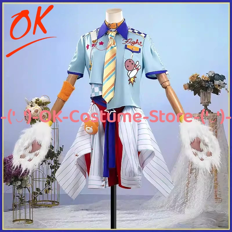 

[Индивидуальный размер] Костюм для косплея Ensemble Stars Kuma Resu Q Nazuna Tori Makoto Nadu Kanna, униформа для вечеринки на Хэллоуин